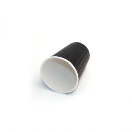 8oz Double Wall Cup Black With Lid | Packaging Solutions Provider ...